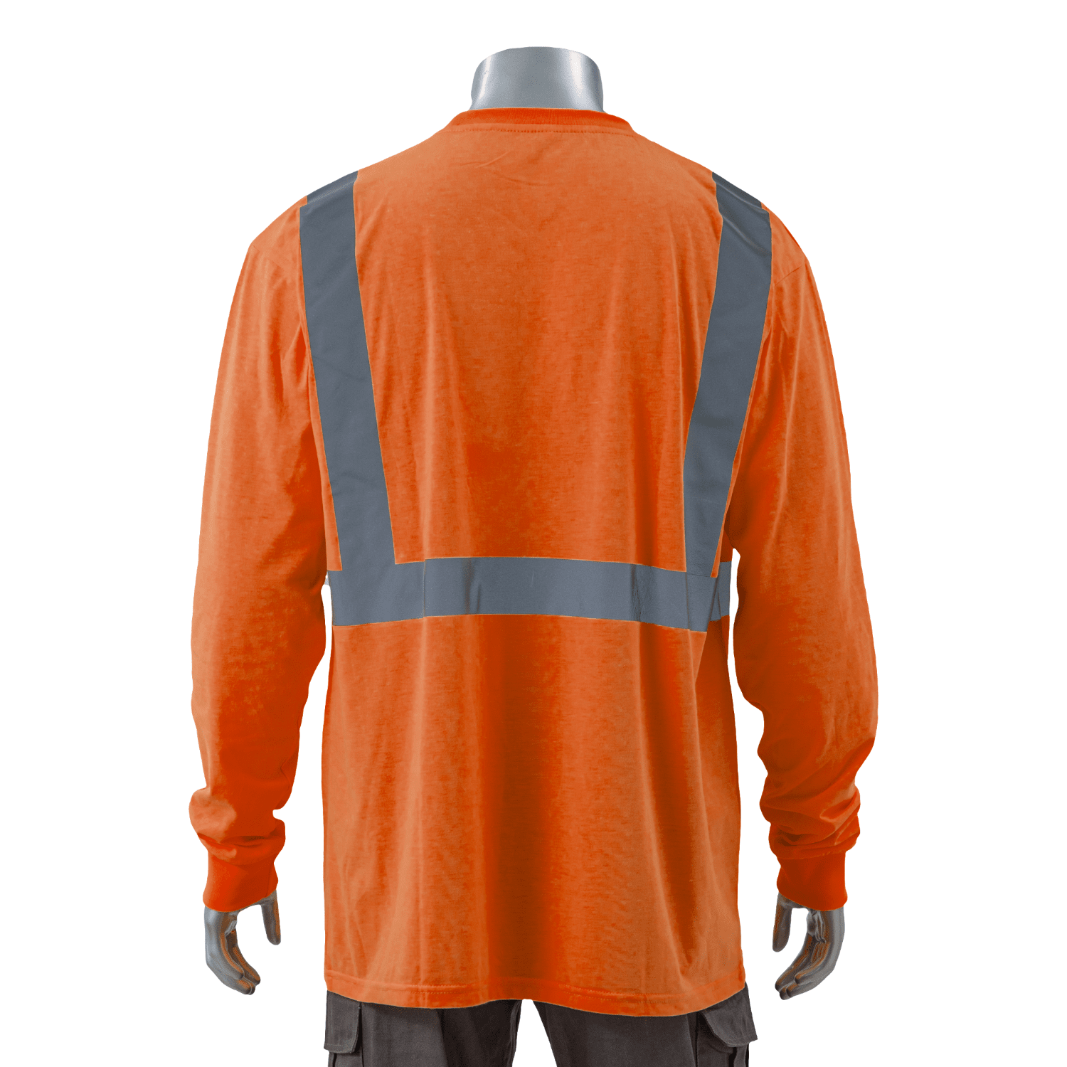 5 Oz. Poly-Cotton Class 2 Reflective Tape Safety T-Shirt 3