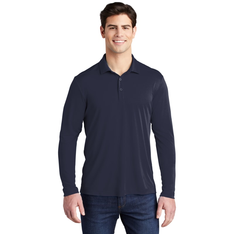 Sport-Tek Posi-UV Pro Long Sleeve Polo. 8
