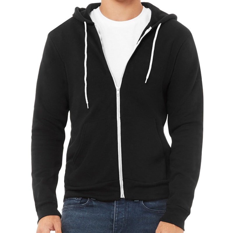 Bella Unisex Poly-Cotton Fleece Full-Zip Hoodie 14