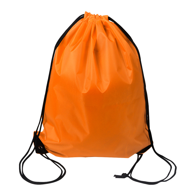 Nylon Drawstring Backpack Bundle Pocket 12