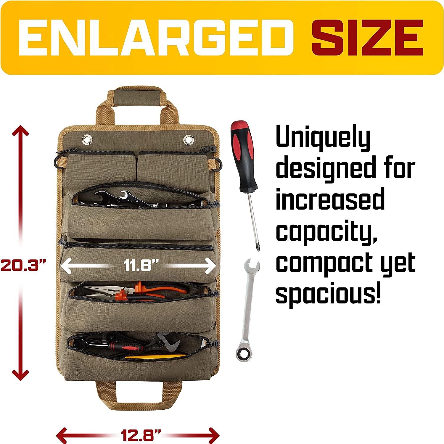 Multi-Purpose Roll Up Tool Bag 6