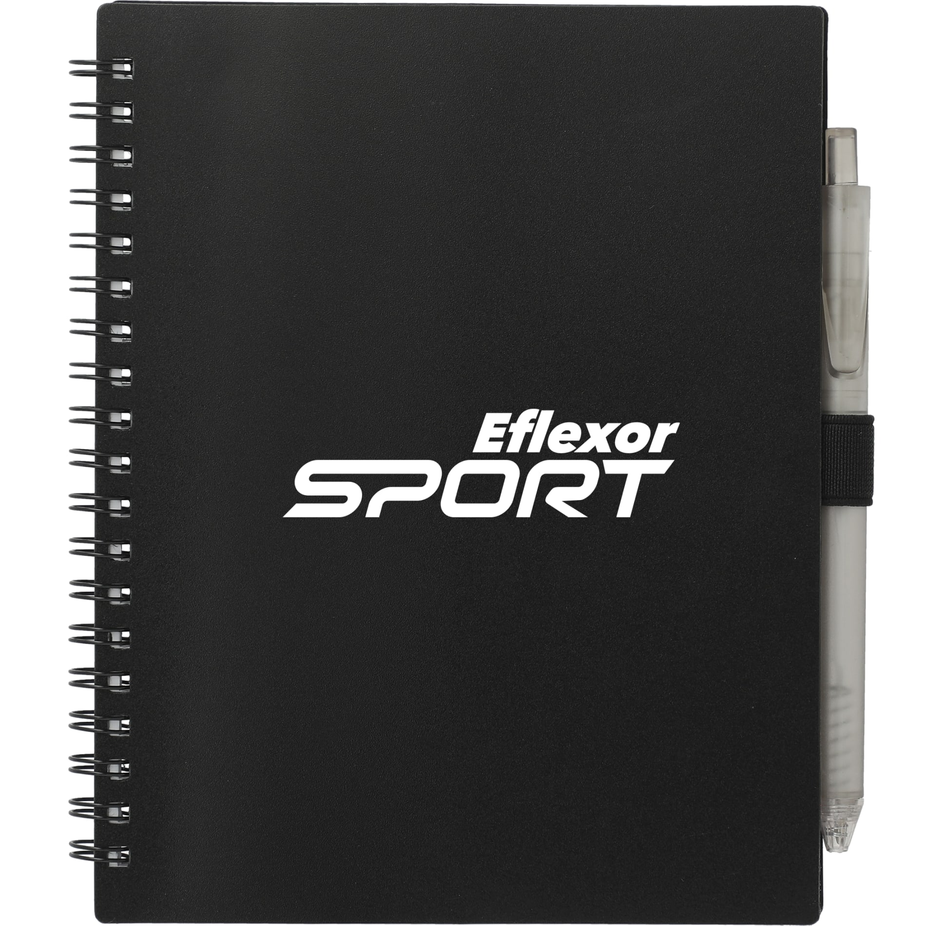 FSC® Recycled 5.5” x 7” Spiral Notebook w/ RPET Pe