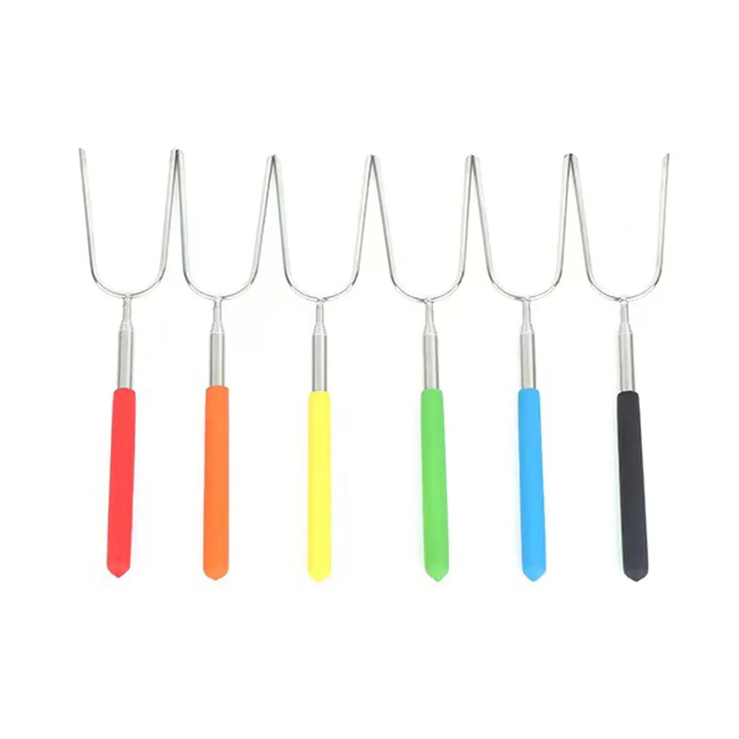 Stainless Telescoping Hot Dog Smores Skewers 1