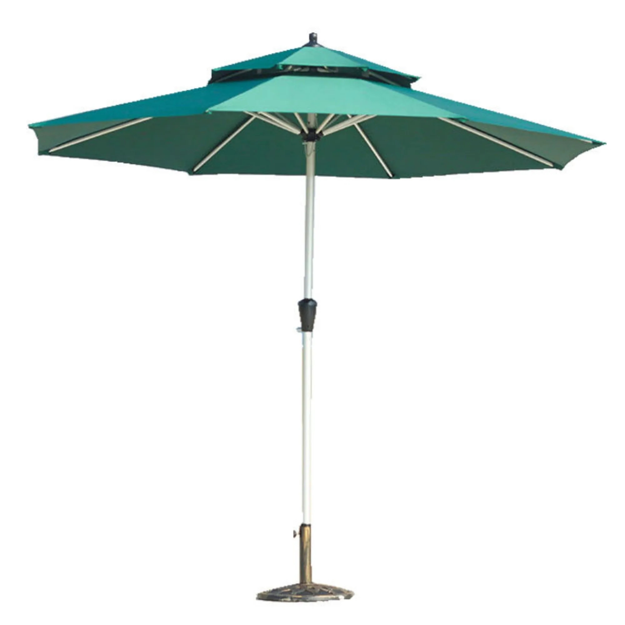 Aluminum Alloy Double Layer Outdoor Sun Patio Umbrella 3