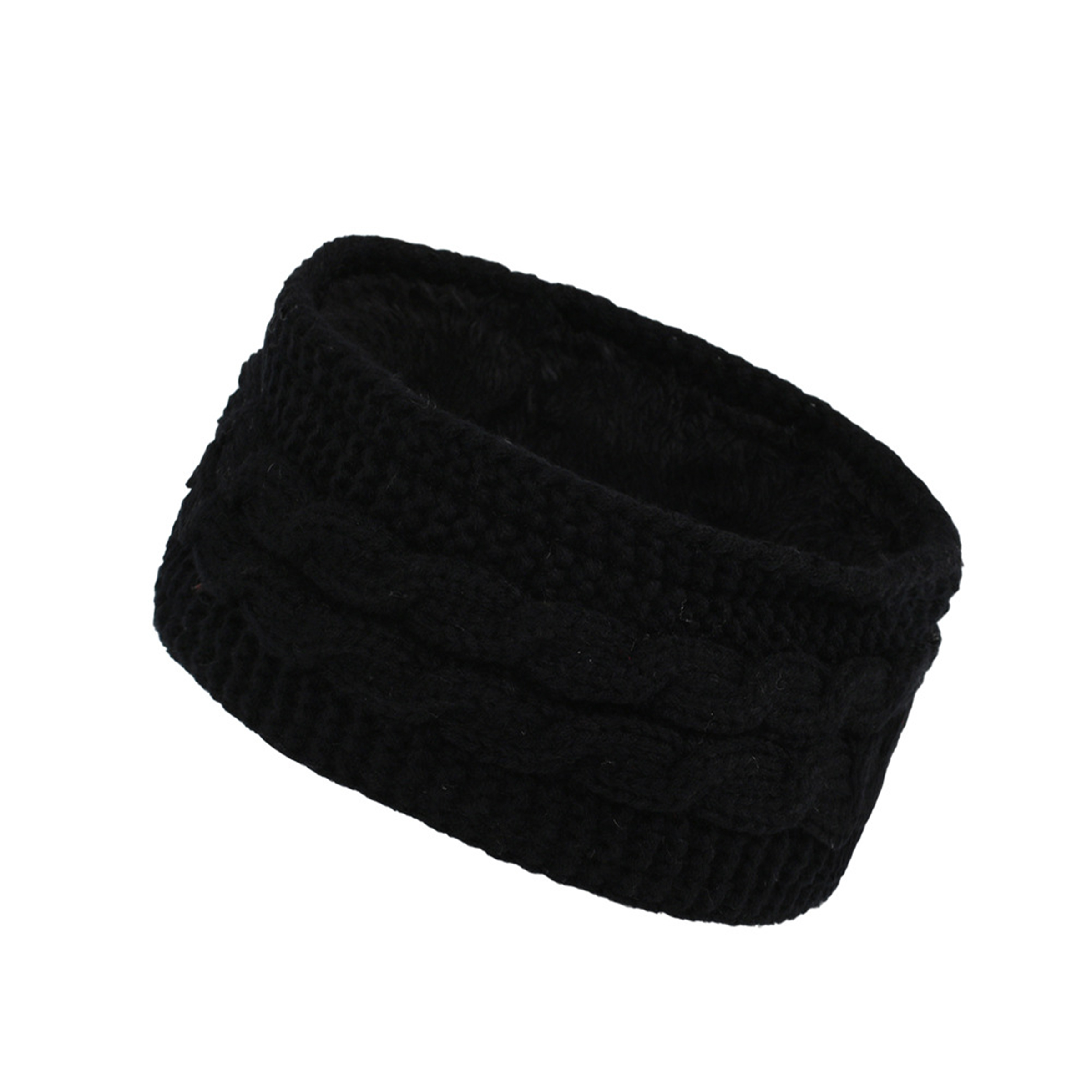 Acrylic Winter Velvet Knit Sports Headband 13