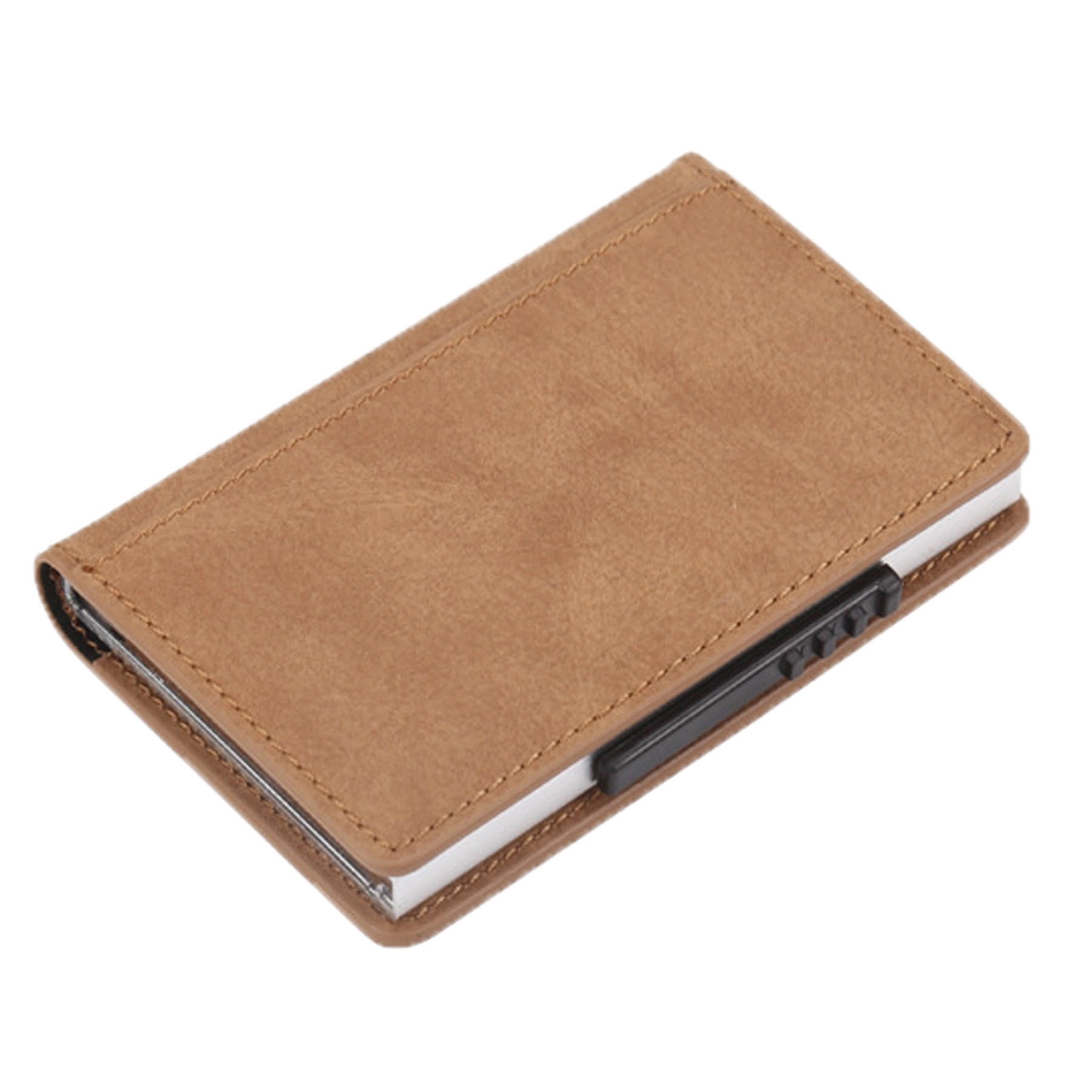 Skinny Minimal Thin Front Pocket RFID Wallet Card Holder 2