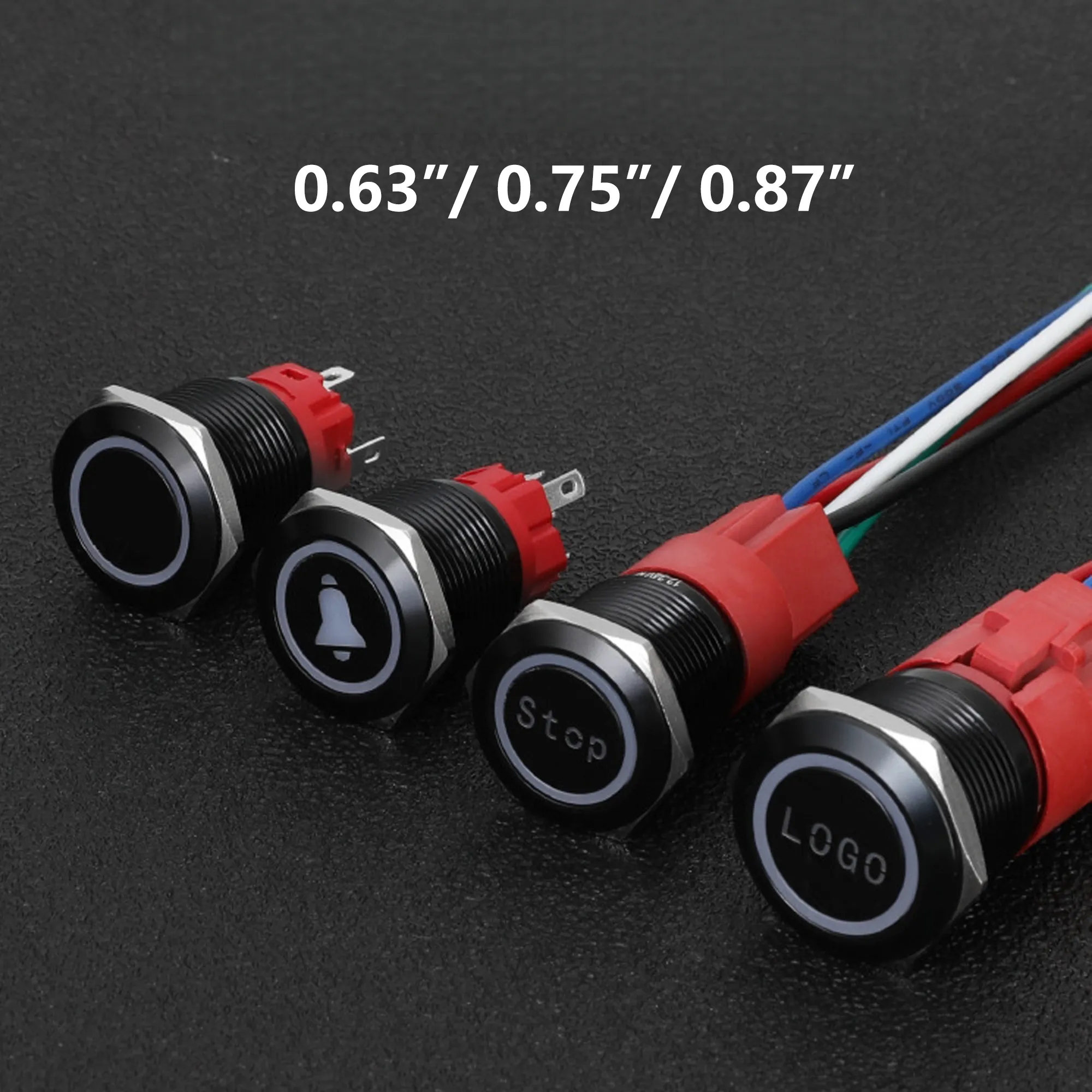 Illuminated Metal Push Button Switch 7
