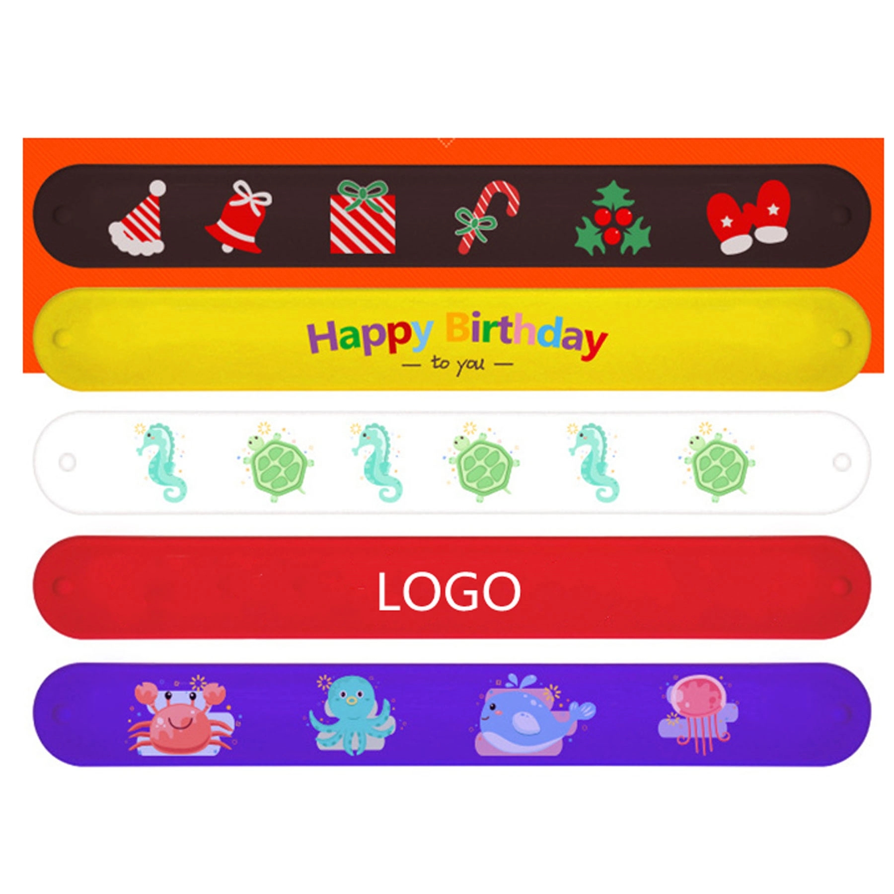 Custom Silicone Slap wristband 3