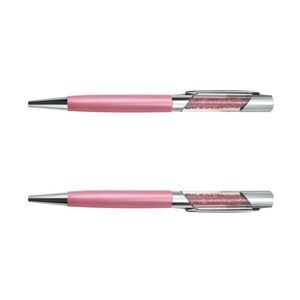 Plated Metal Color Pen With Crystal 30