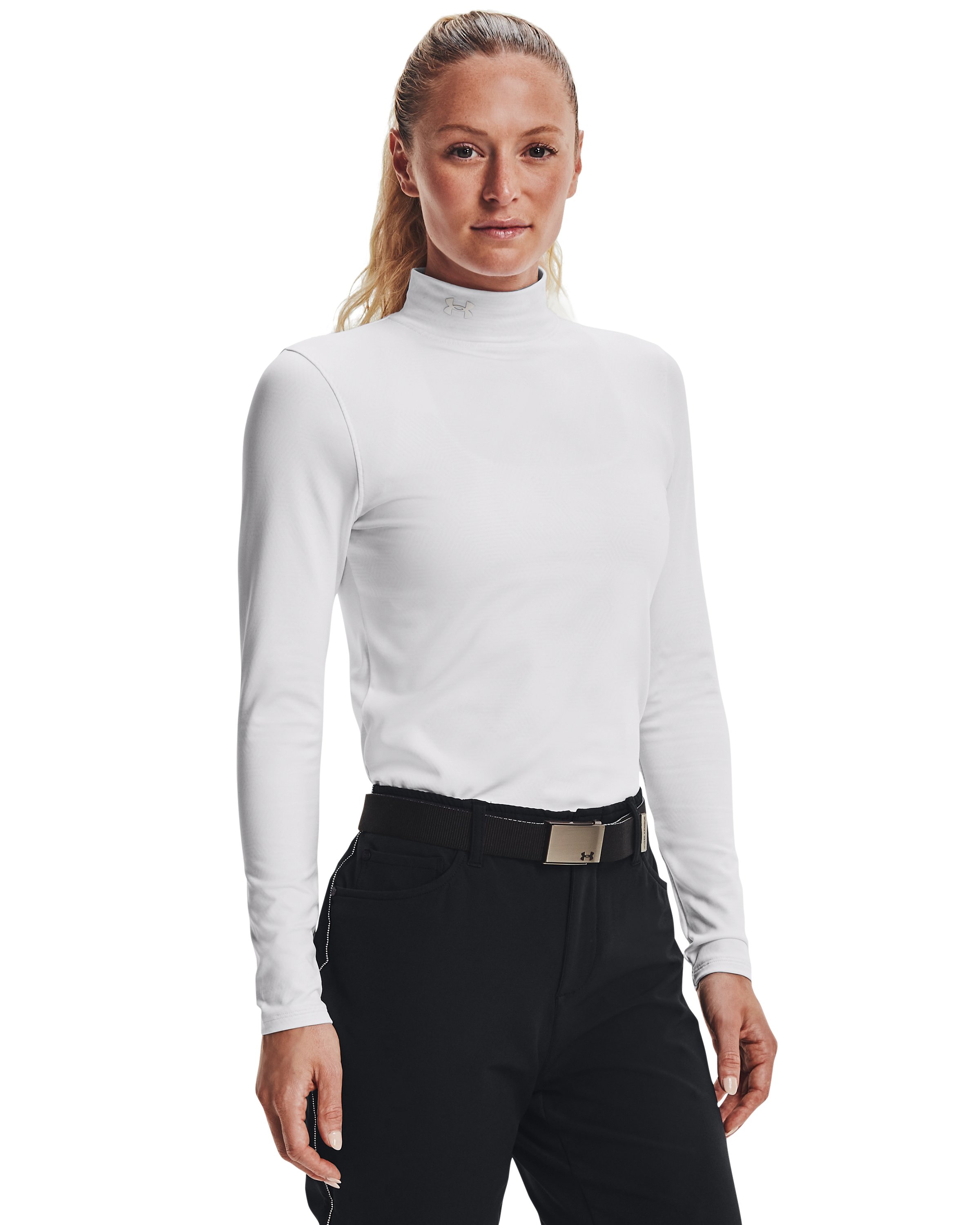 Women's ColdGear Infrared Storm Long Sleeve Golf Mock 3