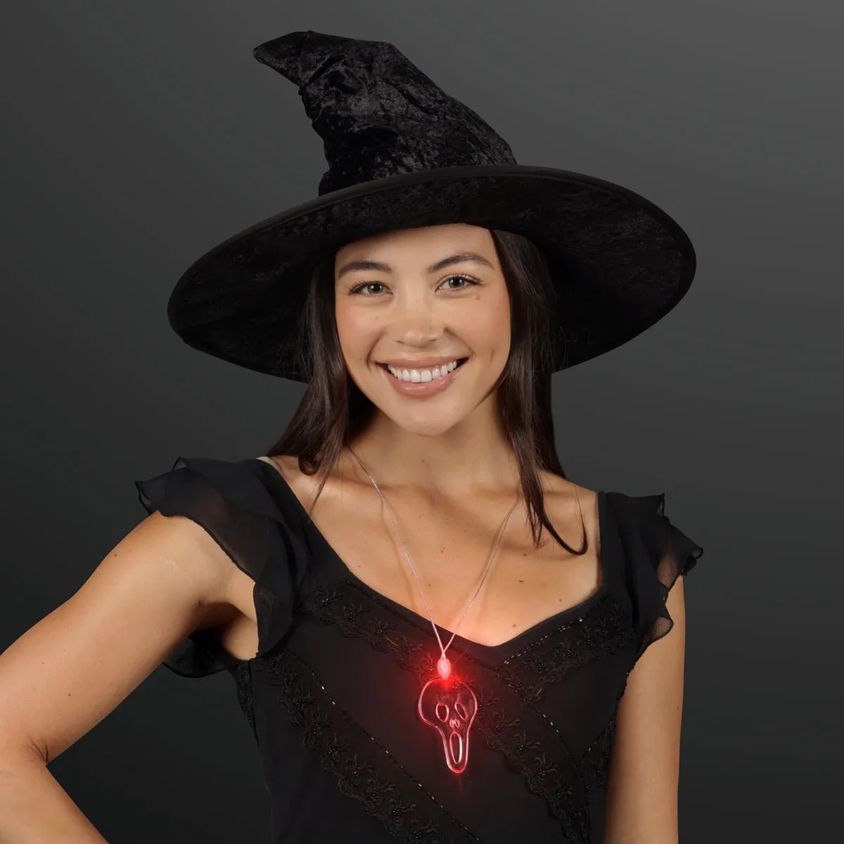 Screaming Ghost LED Acrylic Necklace 5