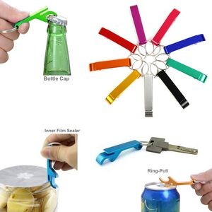 Insulated Neoprene Bottle Cooler With Opener, custom koozie with logo imprint 9