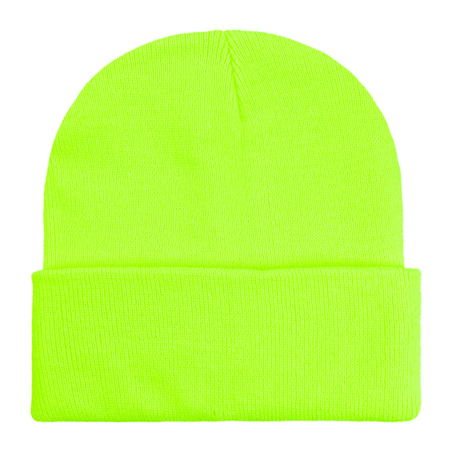 Classic Ribbed Cuffed Beanie with Custom Logo - 100% Acrylic 62