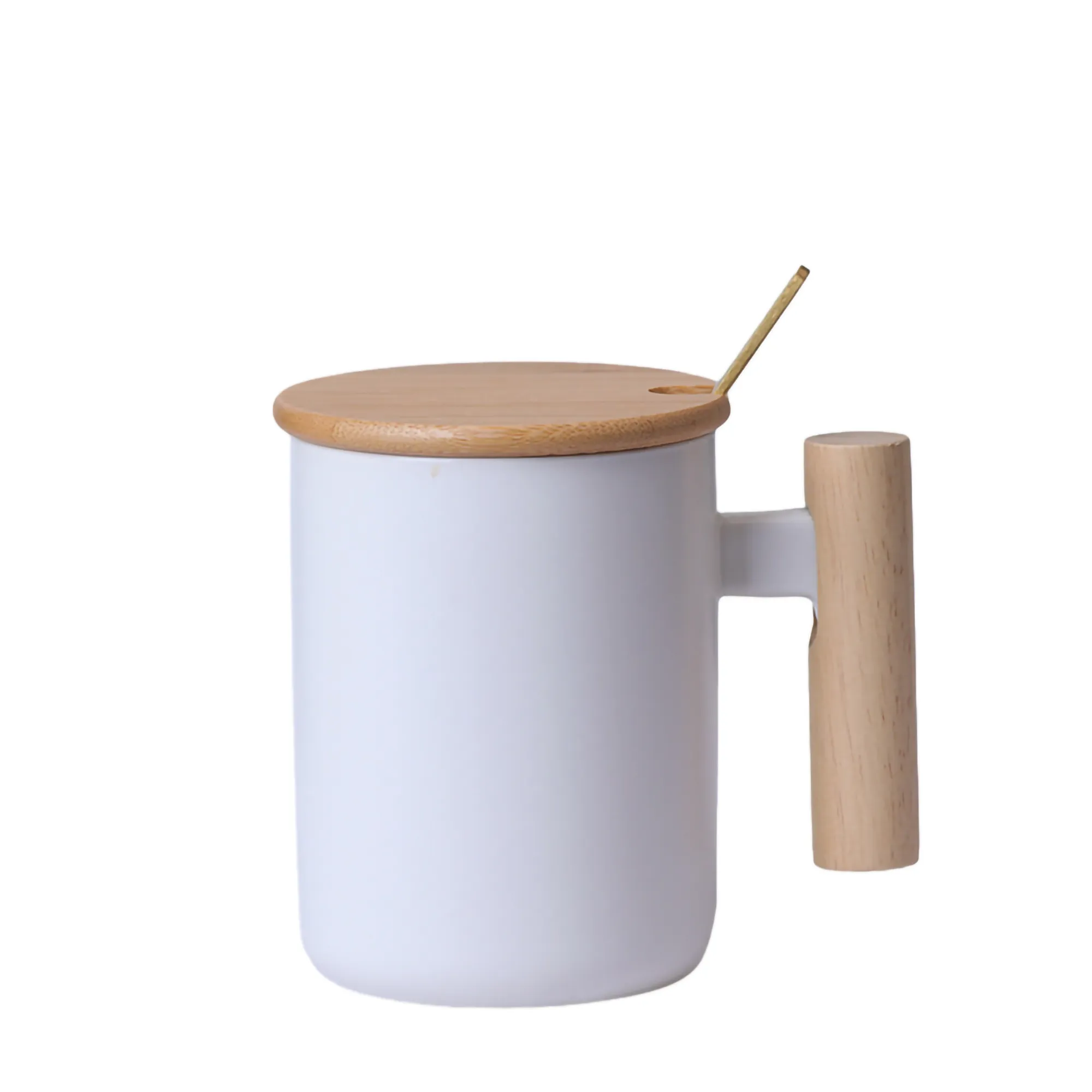 Ceramic Mug With Bamboo Lid 6
