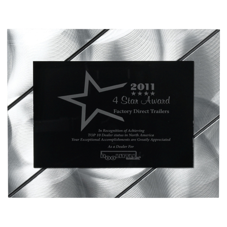 Striped Visionary Plaque (8" x 10" x 3/8") - 4 Color Process 2