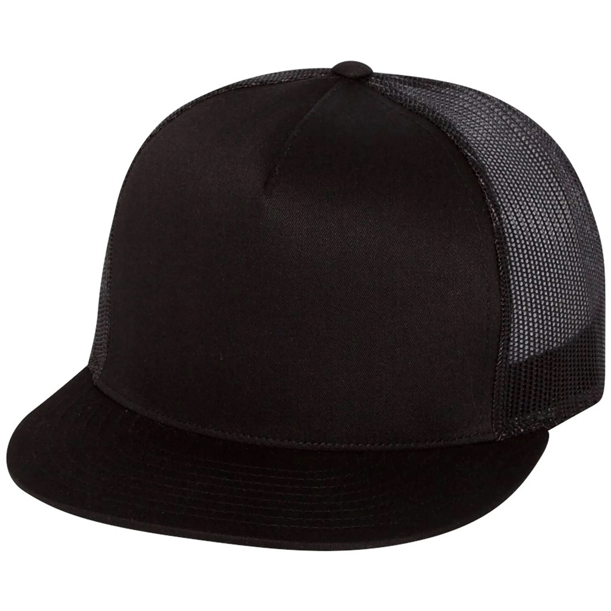 YUPOONG-CLASSIC FLAT BILL TRUCKER CAP 32
