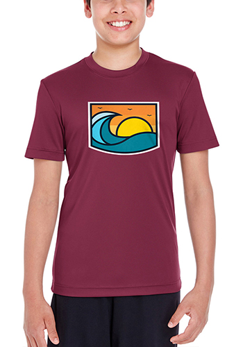 3.8 oz 100% Polyester Interlock with Moisture-Wicking Protection 64