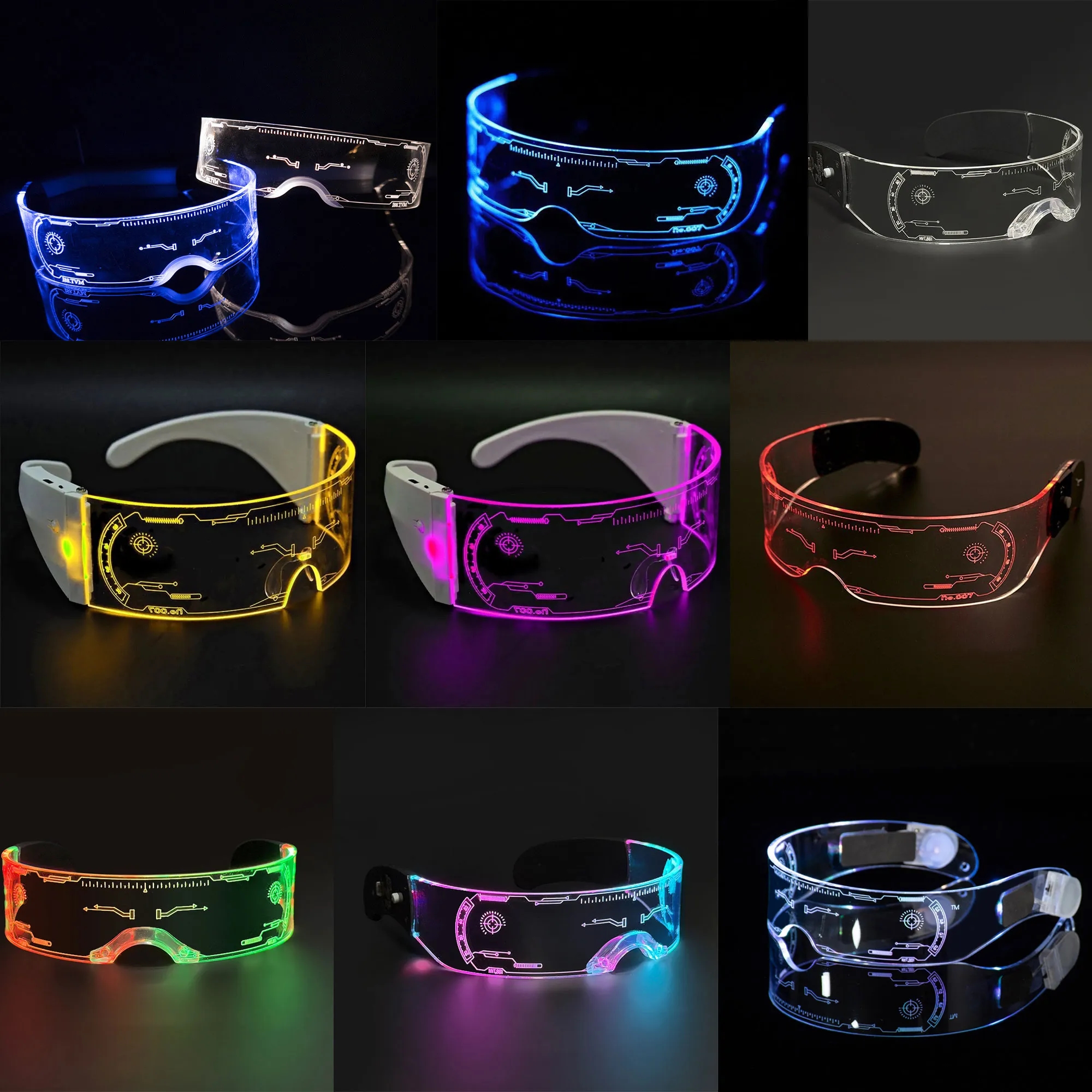High-Tech LED Bike Glasses With Anti-Slip Nose Pad 3