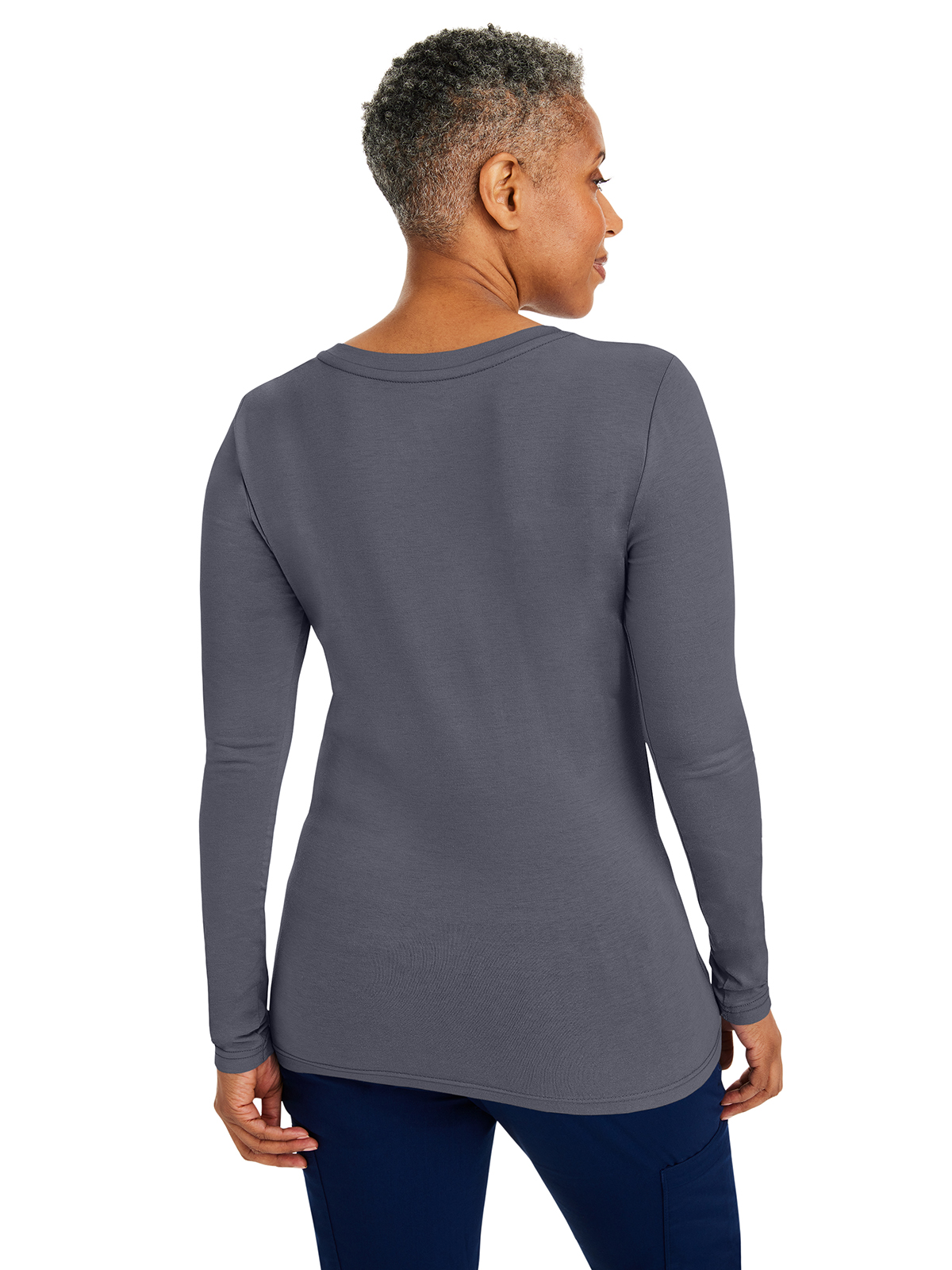 Healing Hands - HH Knits - Women's Pocketless Melissa Long Sleeve Underscrub Tee 21