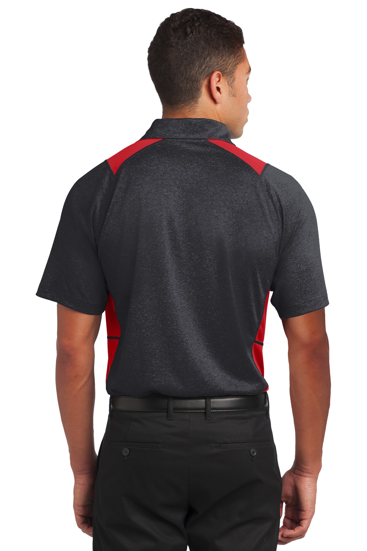Sport-Tek® Heather Colorblock Contender Polo 56