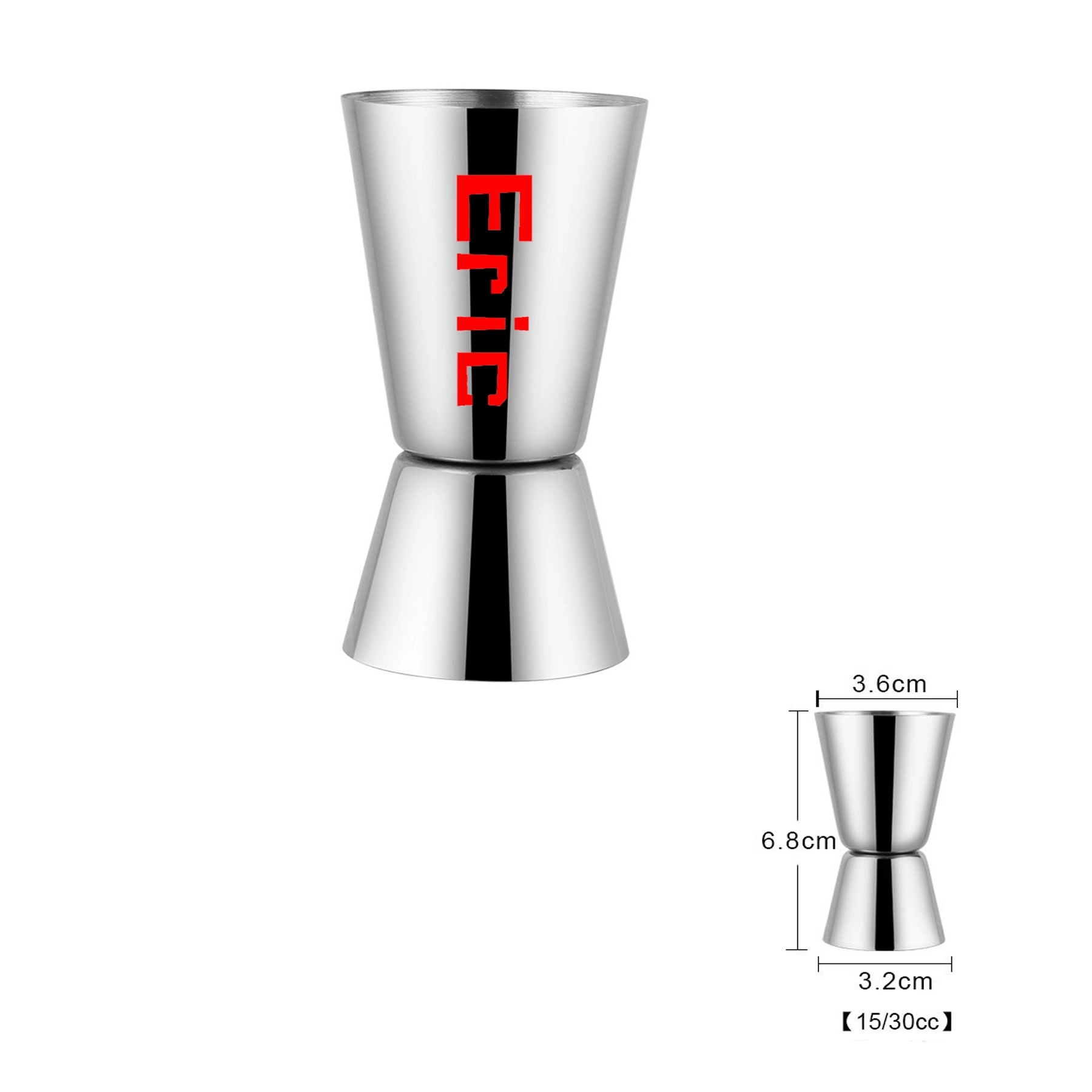 304 Double Side Stainless Steel Cocktail Jigger 3
