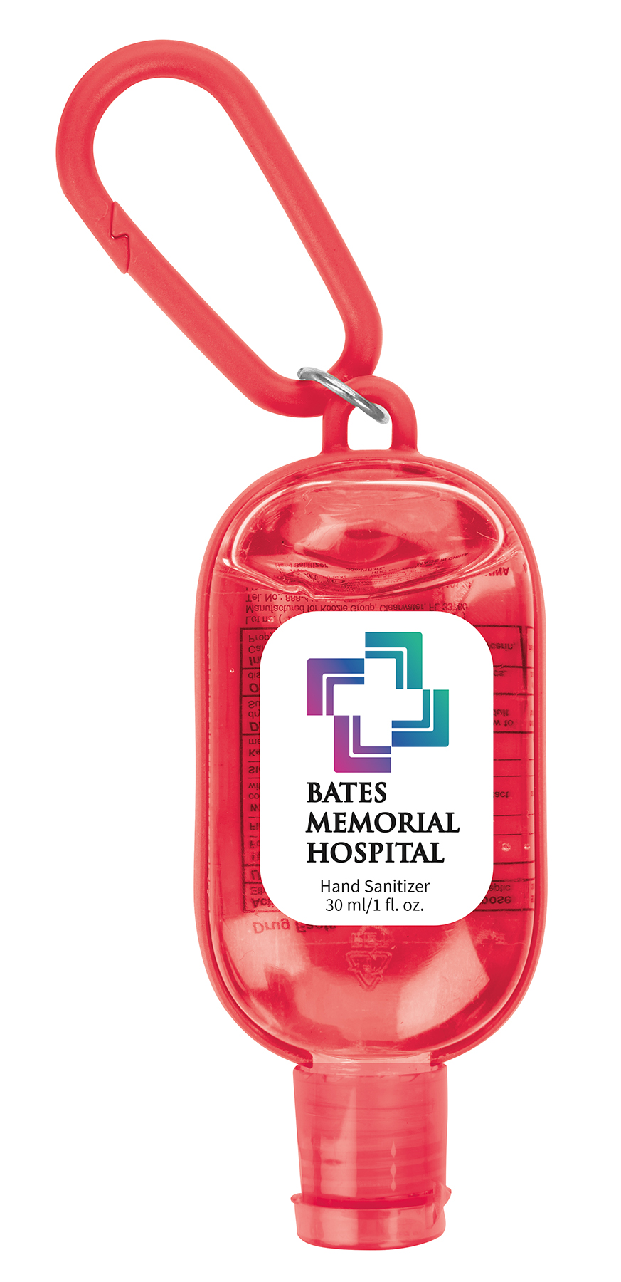 1 oz. Hand Sanitizer with Colorful Case and Carabiner 5