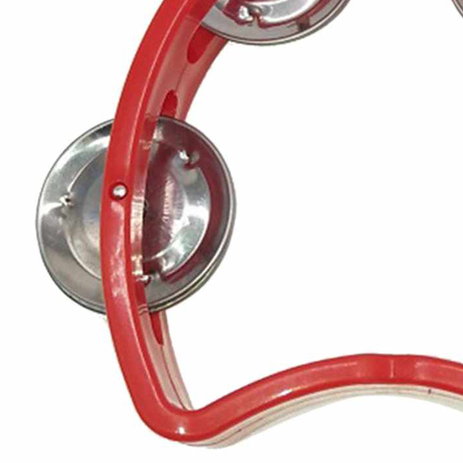 Kids' Plastic Tambourine Toy w/ 4 Bells for Fun 18