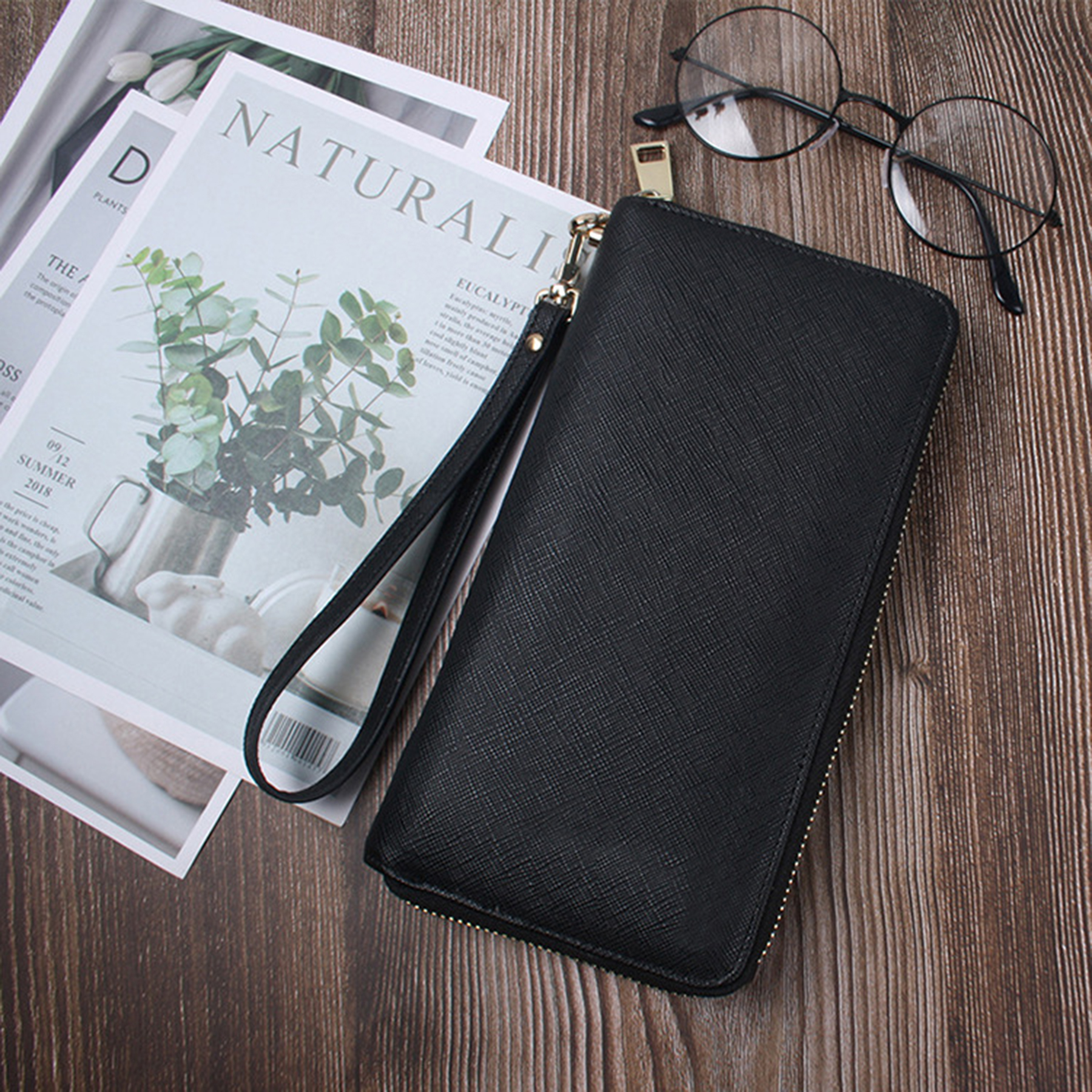 Leather Cellphone Clutch Wallet 3