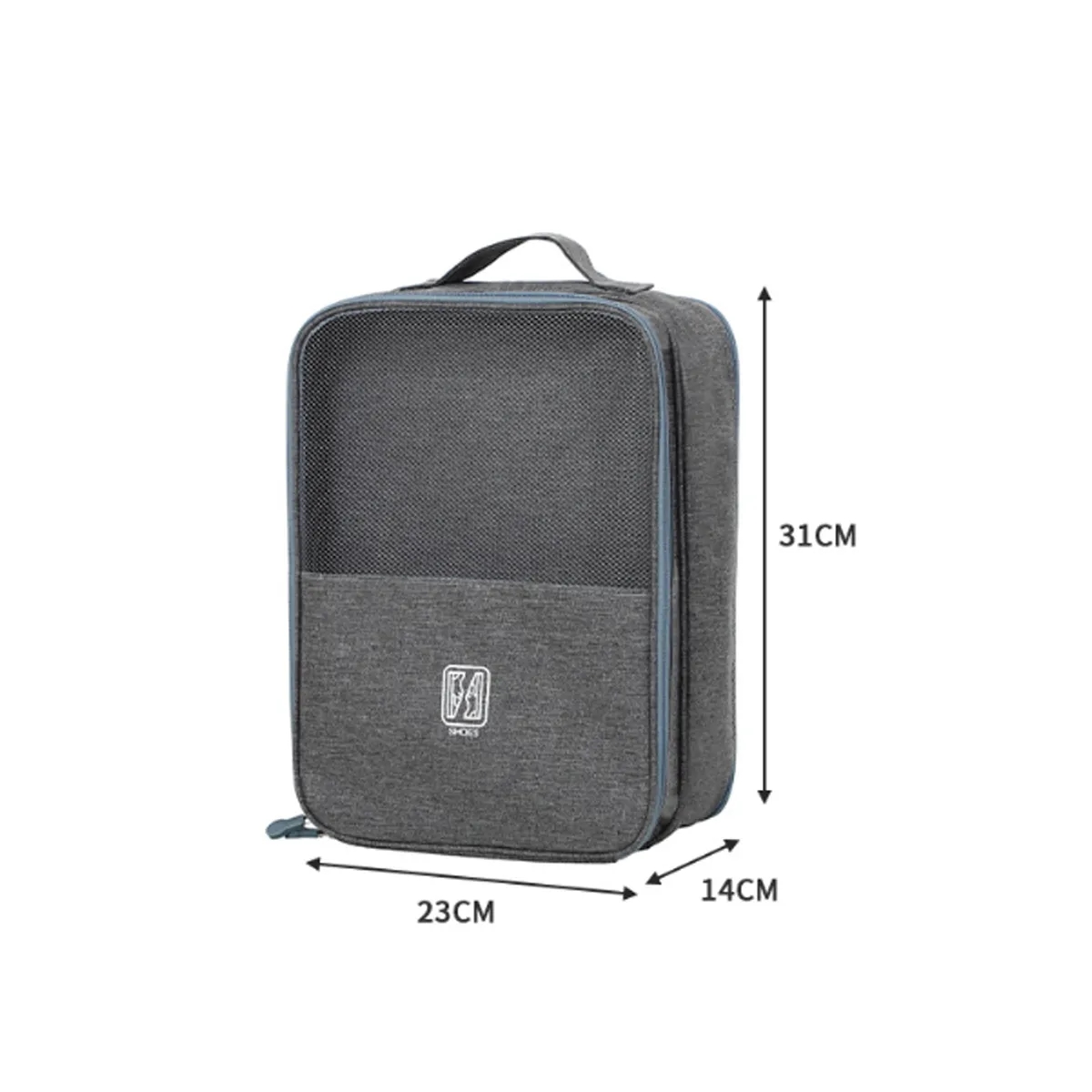 Portable Travel Shoe Bag Organizer Storage w/ Luggage Strap 3