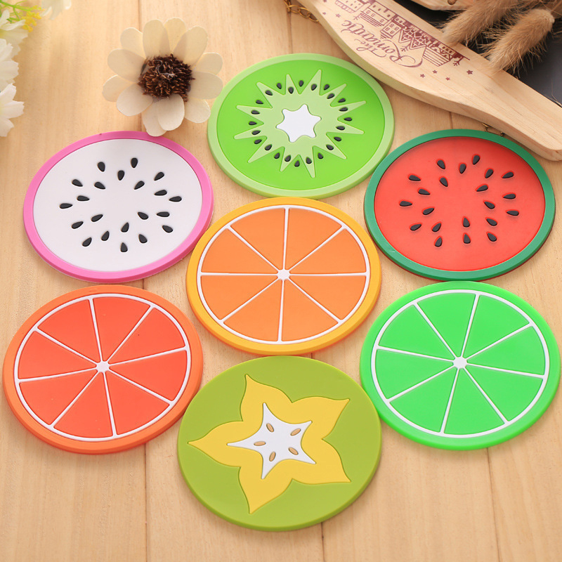 Silicone insulated non-slip coasters 4