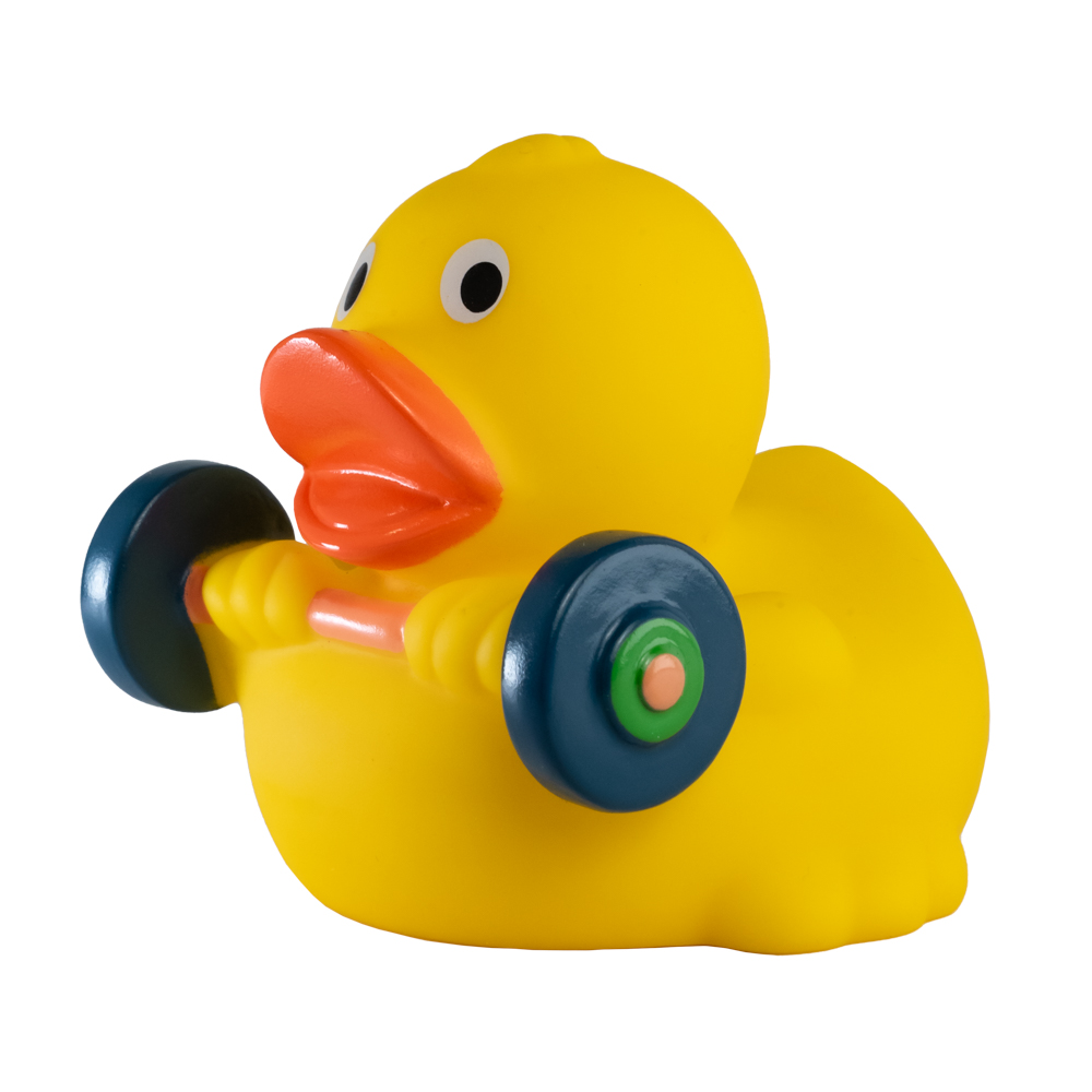 Weight Lifter Duck 2