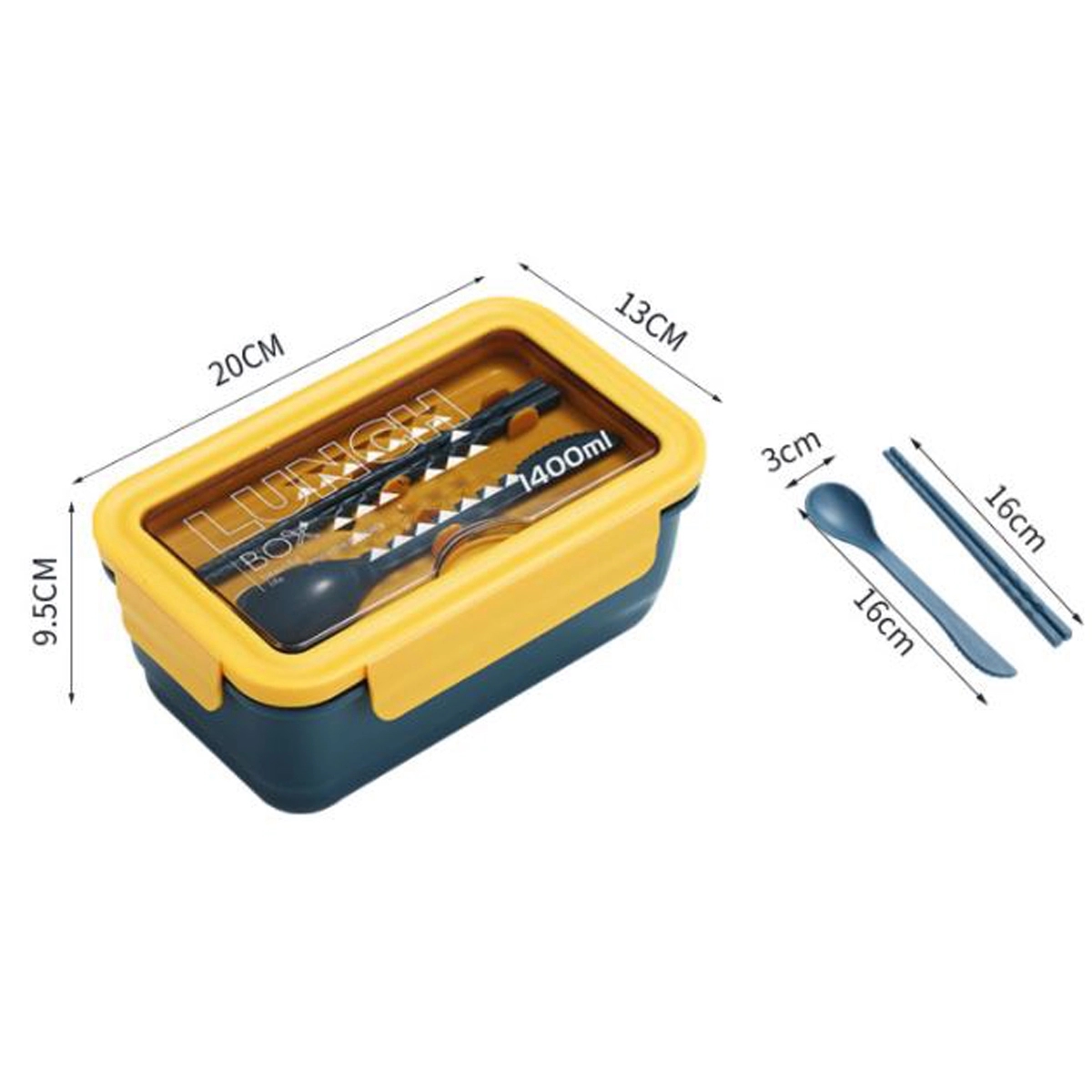 Portable 2 Layer Microwave Lunch Box 3