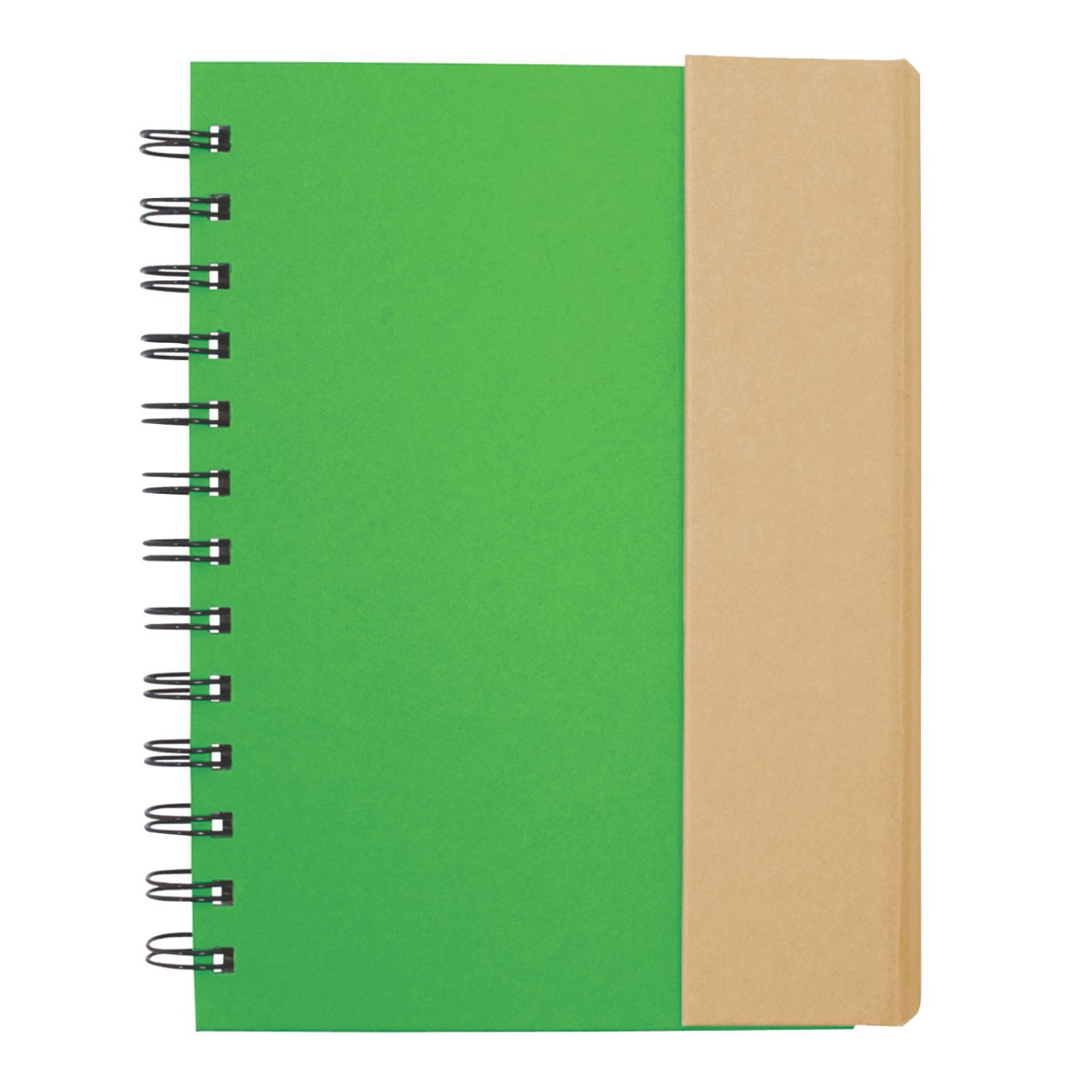 Eco-Recycled Journal&Notebook w/Sticky Notes, Flags, & Pen 6
