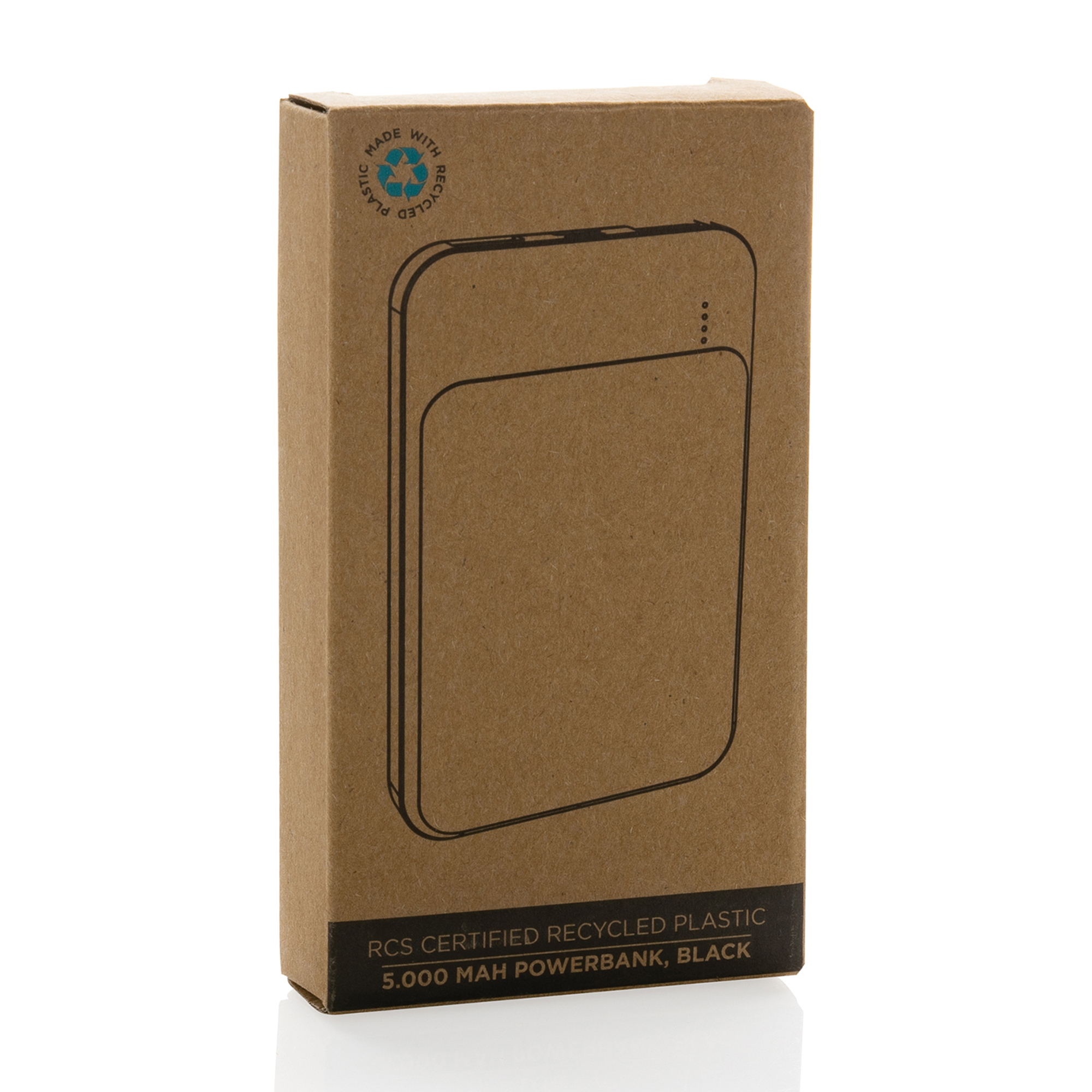 Recycled Plastic 5.000 mAh Powerbank 3