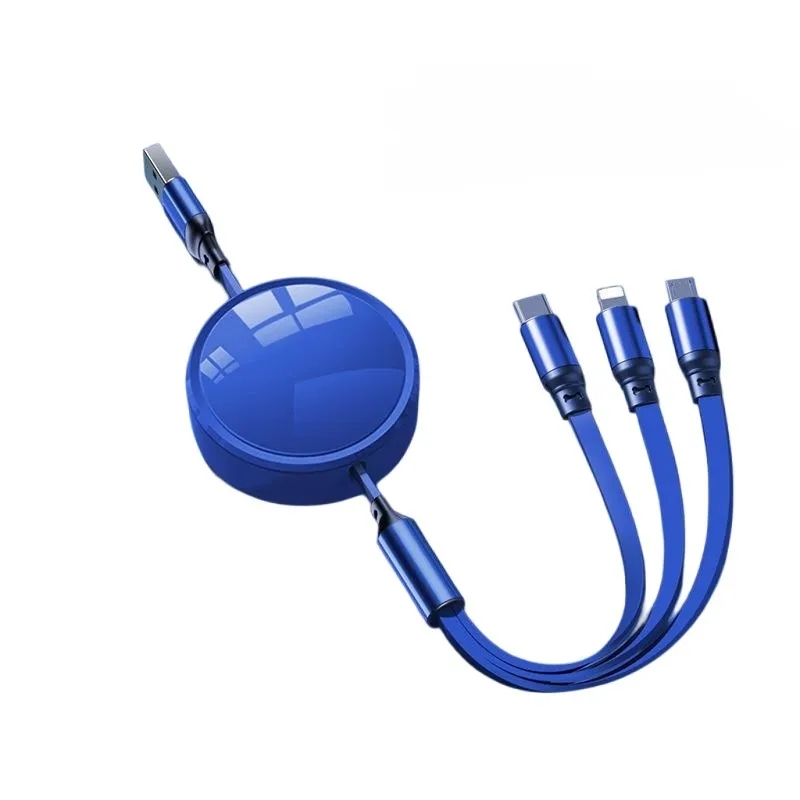 120W 3-in-1 Retractable Charging Cable 4
