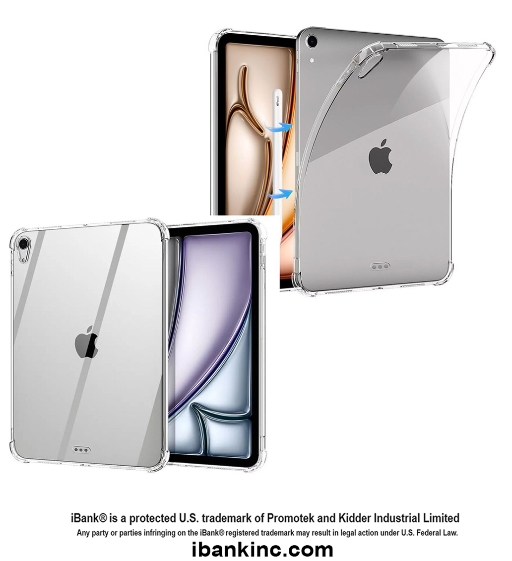 iBank ® Clear TPU Case for iPad Air 13" M3/M2, 2025/2024 4