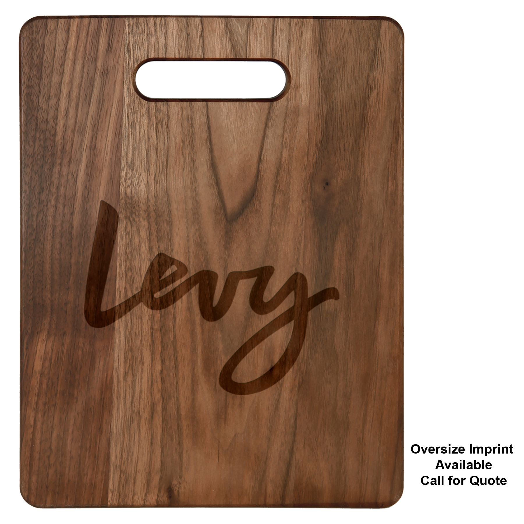 11" x 8" Walnut Rectangle Shape Cutting Board 3