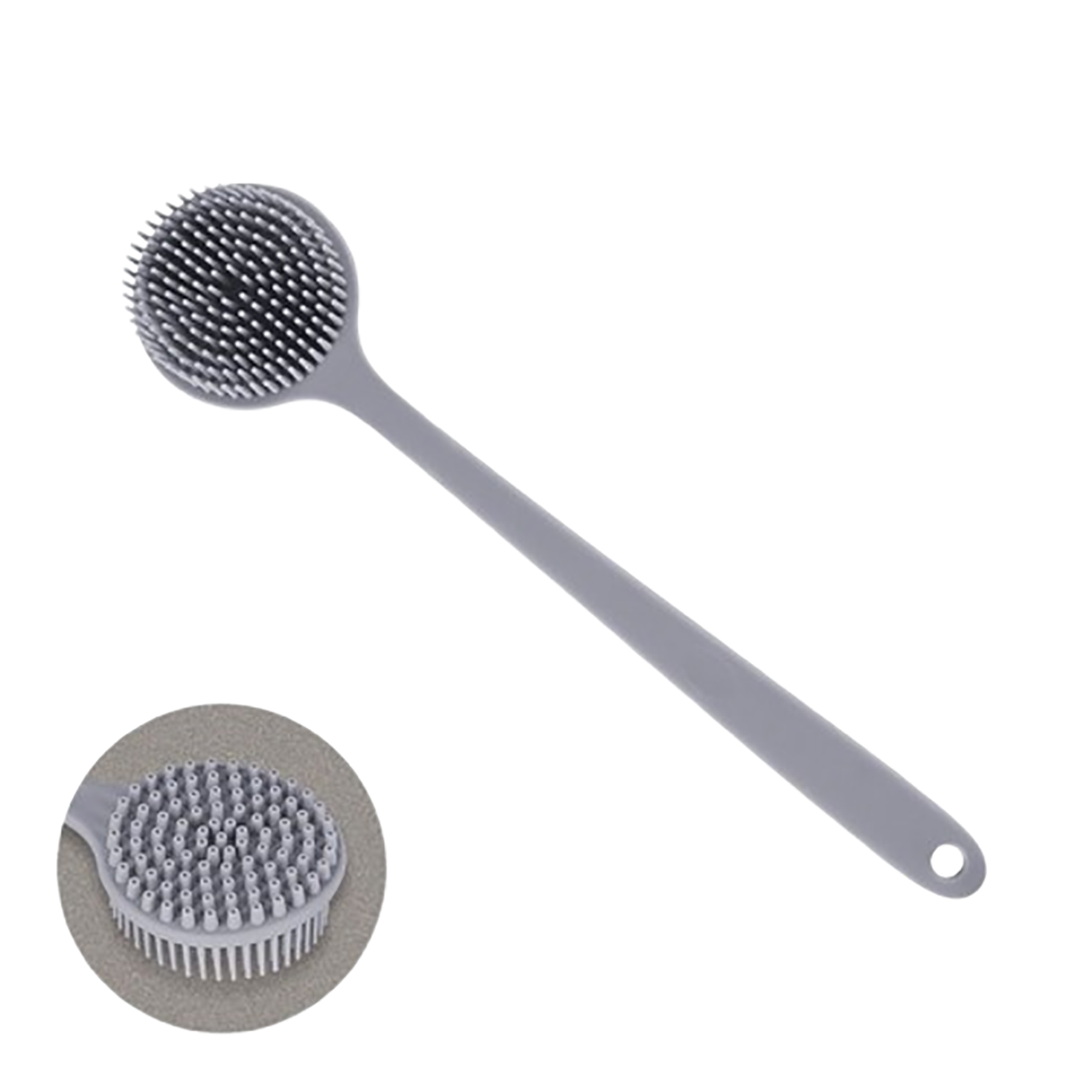 Long Handled Silicone Bath Scrub Brush 6