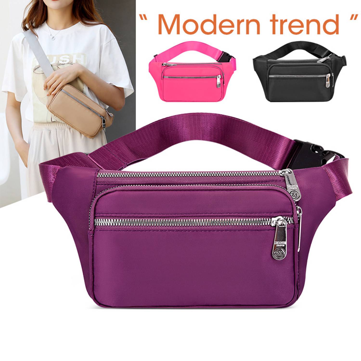 Fanny Pack Waist Pouch Belt Bag 6