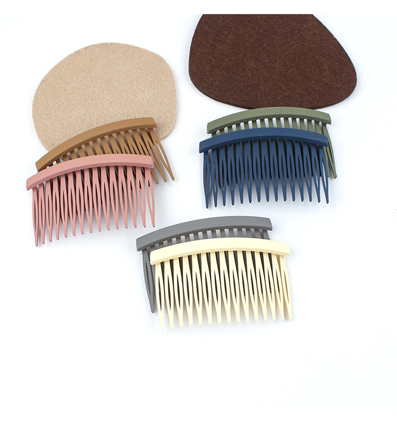 Plastic Hair Side Comb With Teeth Comb HairPin Clip 2