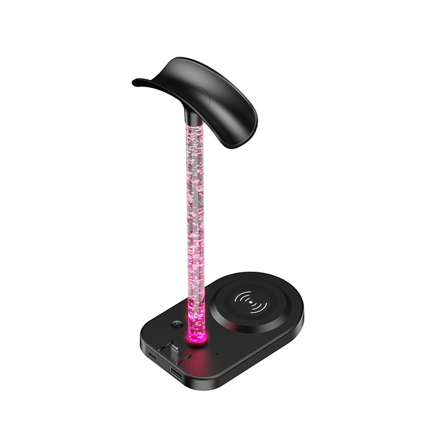 RGB 15W Fast Wireless Charging Headphone Stand 3