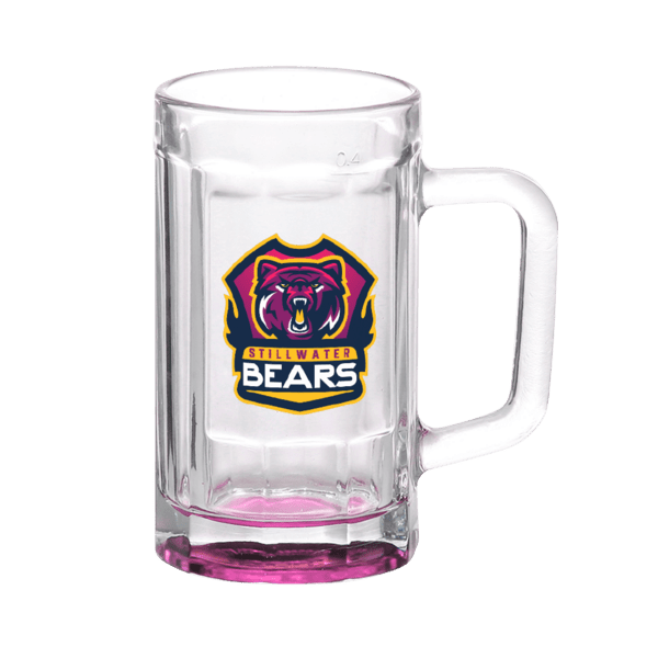 Chug 15 oz. Sports Fan Glass Beer Mug 27