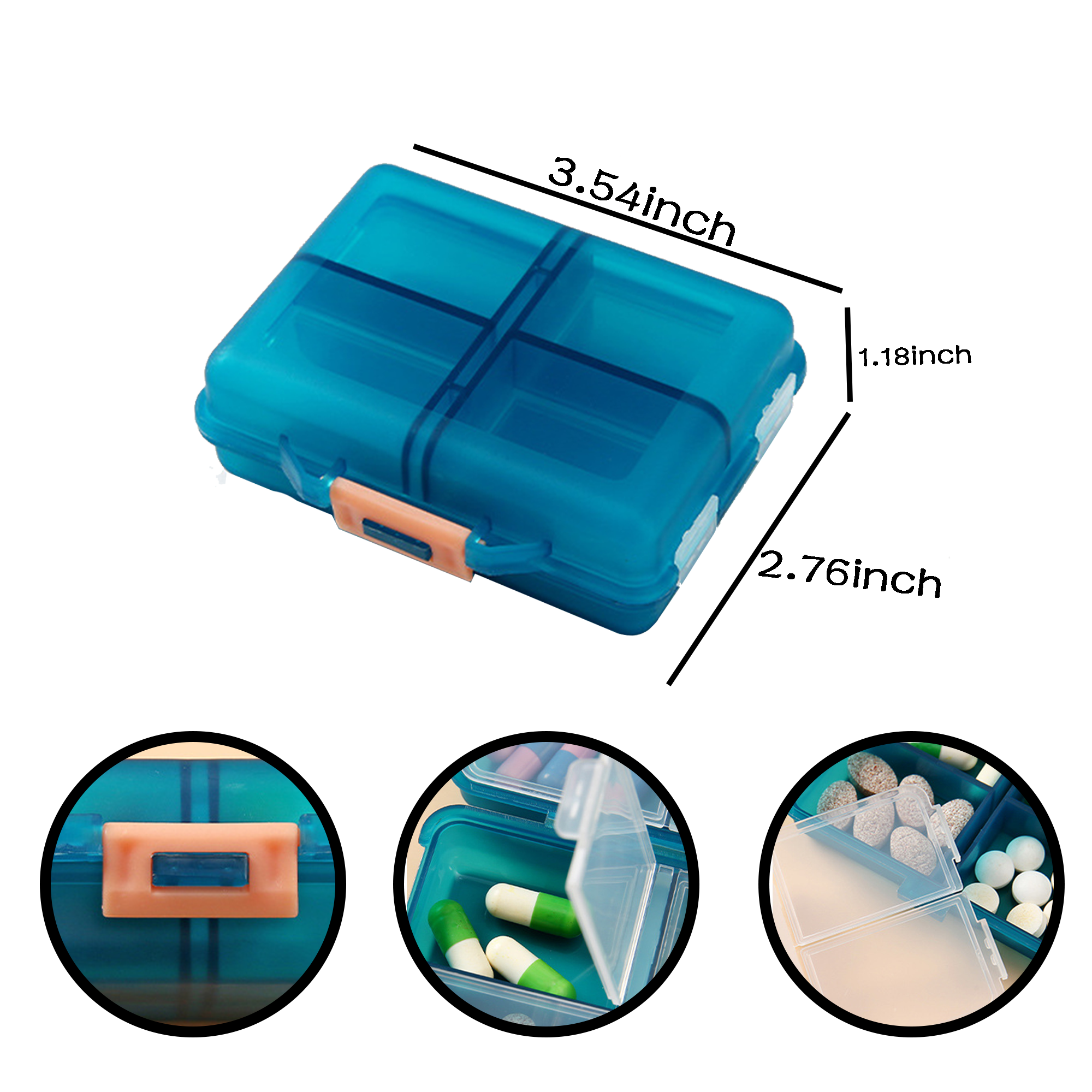 MOQ 20 PCS Weekly Medication Box 3