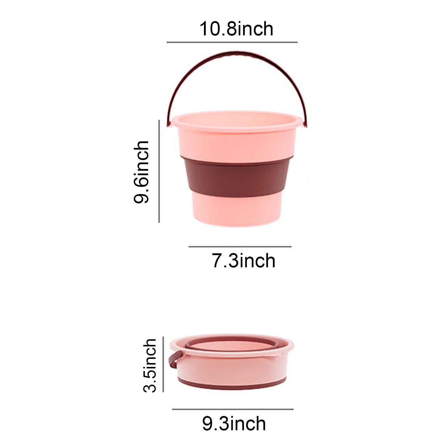 Foldable Bucket w/ Handle 7