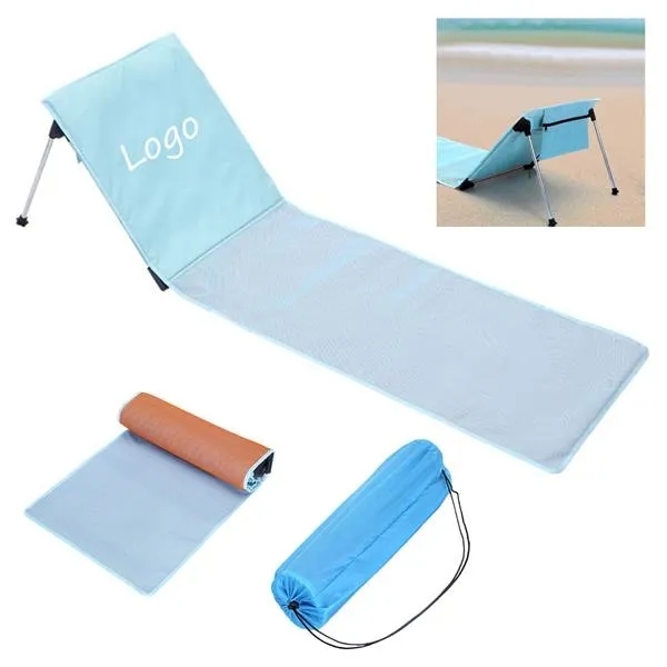 Portable Folding Beach Mat With Carrying Bag 2