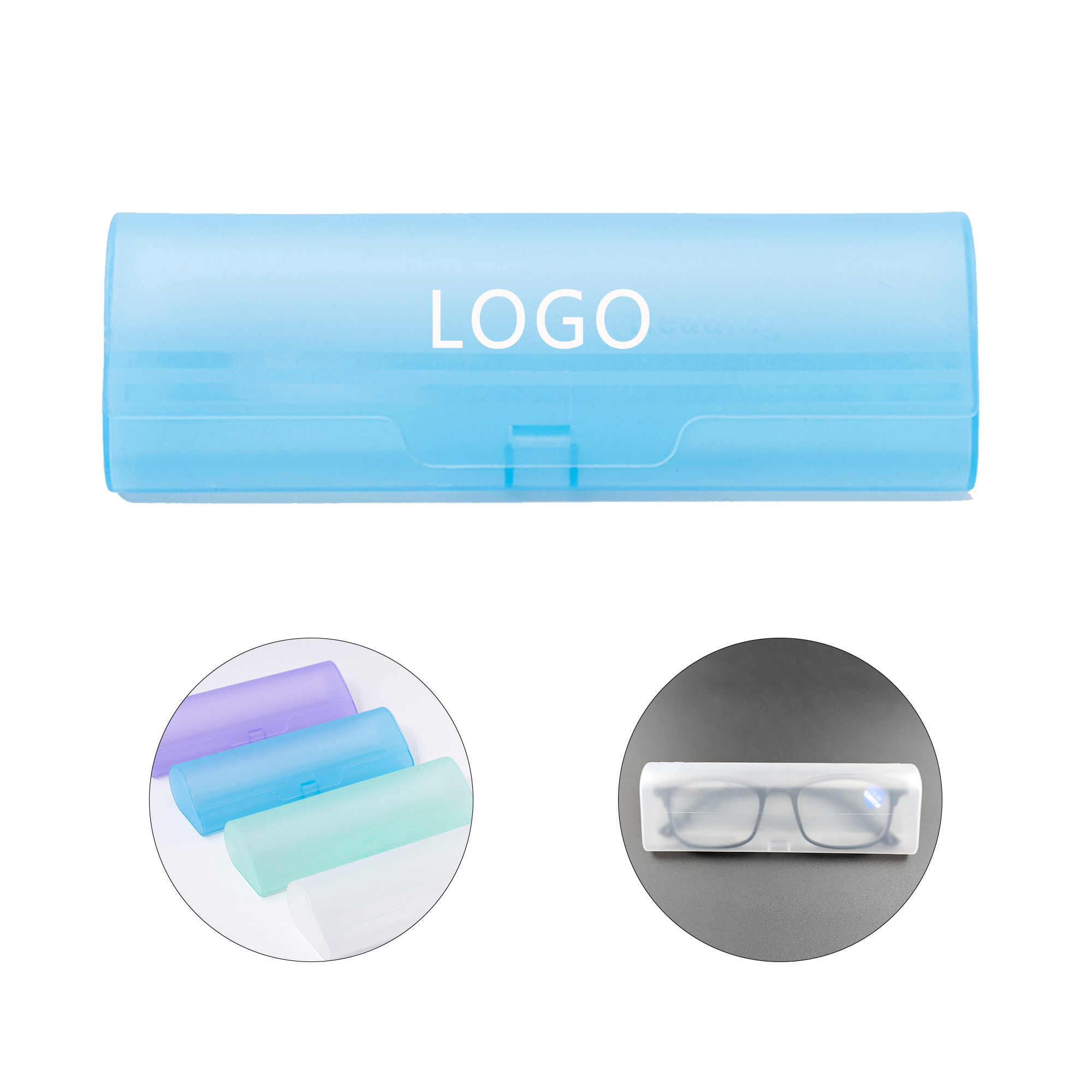 Portable Reading Glasses Case Plastic Pressure-Resistant 3