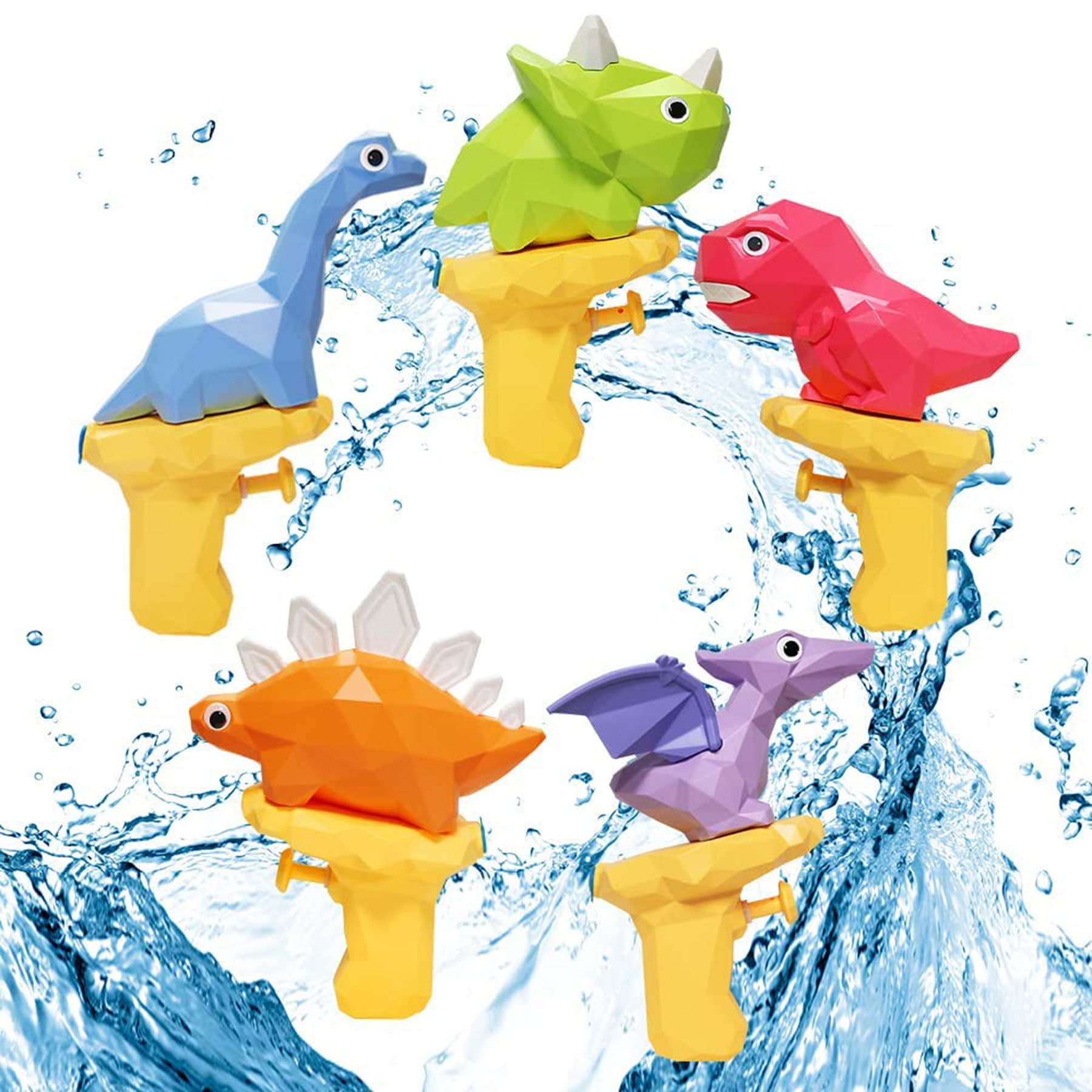 Dinosaurs Water Squirt Guns Toys 3