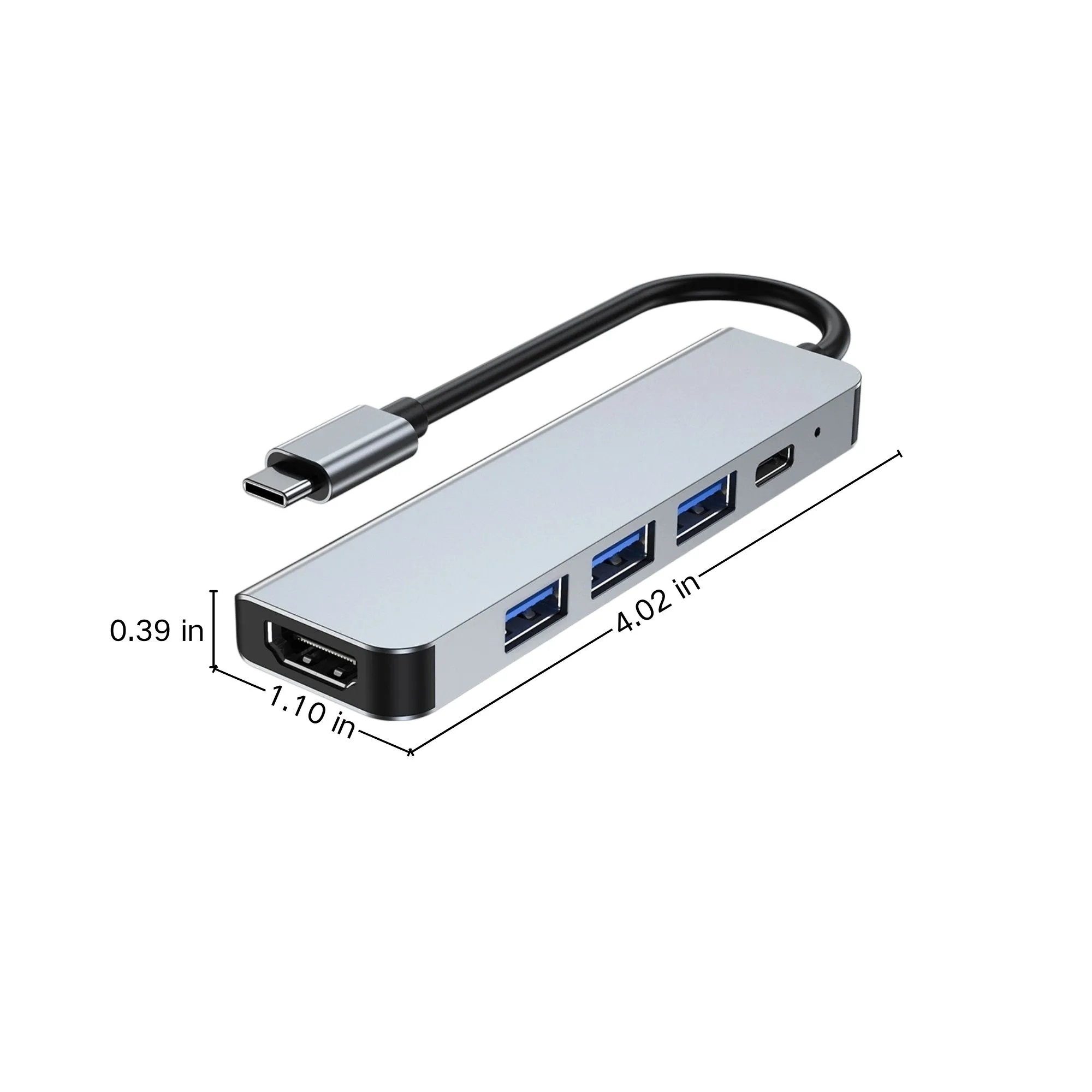 USB Five-in-One Multi-Digit Port Hub 2