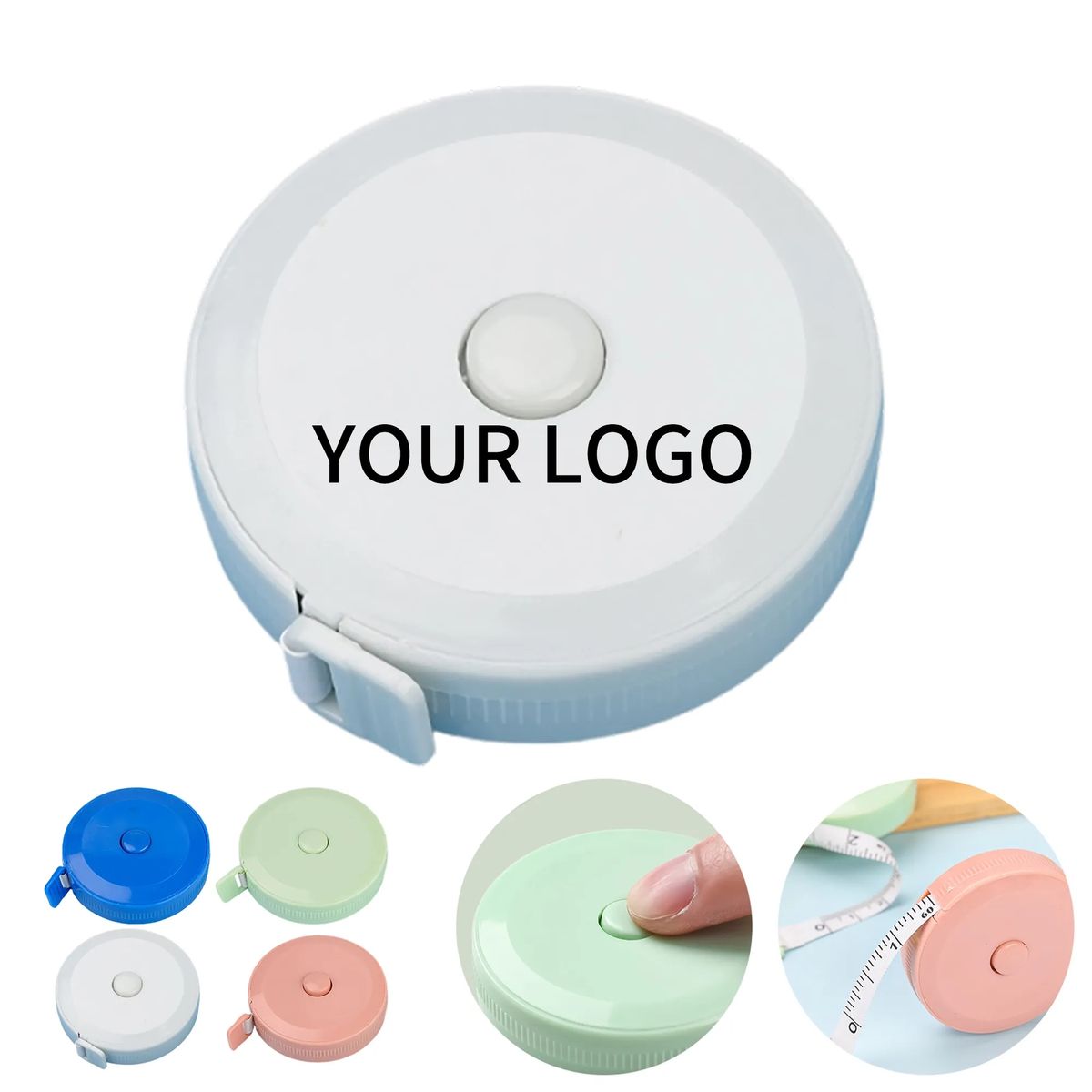 Durable PP Mini Tape Measure with Silkscreen Branding 3