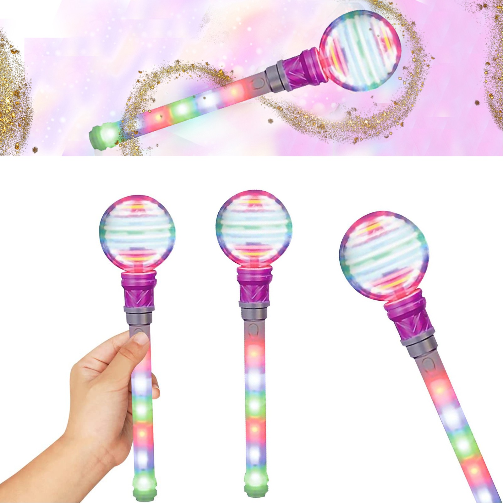 Art Creativity Spinning Magic Ball Wand 3
